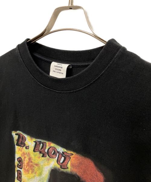 VETEMENTS（ヴェトモン）VETEMENTS (ヴェトモン) 19SS ロシアンアイドル Tシャツ ブラック サイズ:XSの古着・服飾アイテム