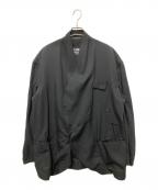 Yohji Yamamoto pour hommeヨウジヤマモト プールオム）の古着「1984-1985 a/w REPLICAジャケット　HD-J60-217」｜ブラック