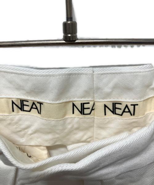 NEAT（ニート）NEAT (ニート) センタープレススラックス ホワイト サイズ:46の古着・服飾アイテム