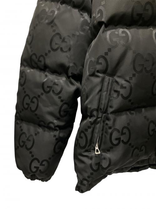 GUCCI（グッチ）GUCCI (グッチ) GGキャンバスジャケット/ダウンジャケット ブラック サイズ:52の古着・服飾アイテム