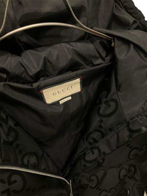 GUCCI（グッチ）GUCCI (グッチ) GGキャンバスジャケット/ダウンジャケット ブラック サイズ:52の古着・服飾アイテム