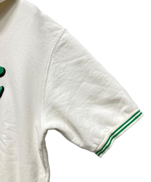 GUCCI（グッチ）GUCCI (グッチ) GUCCIロゴ半袖パーカー ホワイト サイズ:Mの古着・服飾アイテム