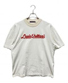 LOUIS VUITTON（ルイ ヴィトン）の古着「22SS ロゴエンブロイダリー カットソー」｜ホワイト