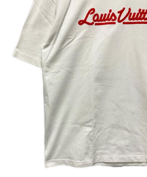 LOUIS VUITTON（ルイ ヴィトン）LOUIS VUITTON (ルイ ヴィトン) 22SS ロゴエンブロイダリー カットソー ホワイト サイズ:Lの古着・服飾アイテム