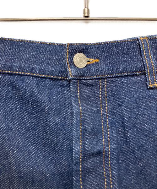 GUCCI（グッチ）GUCCI (グッチ) GGエンボスデニムパンツ インディゴ サイズ:36の古着・服飾アイテム