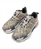 GUCCI×BALENCIAGAグッチ×バレンシアガ）の古着「TRIPLE S/コラボスニーカー」｜ベージュ