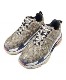 GUCCI×BALENCIAGA（グッチ×バレンシアガ）の古着「TRIPLE S/コラボスニーカー」｜ベージュ