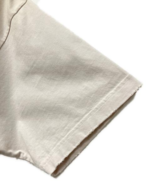 BALENCIAGA（バレンシアガ）BALENCIAGA (バレンシアガ) ステンシルタイプ ダメージ加工半袖Tシャツ ライトグレー サイズ:Sの古着・服飾アイテム