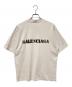 BALENCIAGA (バレンシアガ) ステンシルタイプ ダメージ加工半袖Tシャツ ライトグレー サイズ:S：40000円