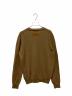 LOUIS VUITTON (ルイ ヴィトン) カシミヤシルク LVエンボスロゴ ニットセーター キャメル サイズ:M：85000円