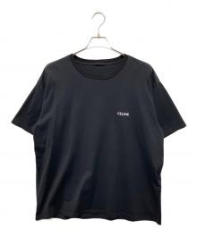 CELINE（セリーヌ）の古着「ルーズTシャツ/コットンジャージー 2X43C671Q」｜ブラック