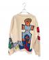 LOUIS VUITTON (ルイ ヴィトン) パズルアート マルチカラー ニット アイボリー サイズ:XL：70000円