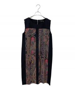 中古・古着通販】GUCCI (グッチ) ノースリーブワンピース ブラック