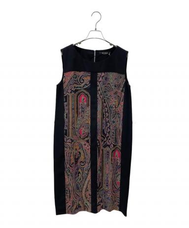 中古・古着通販】ETRO (エトロ) ノースリーブワンピース マルチカラー