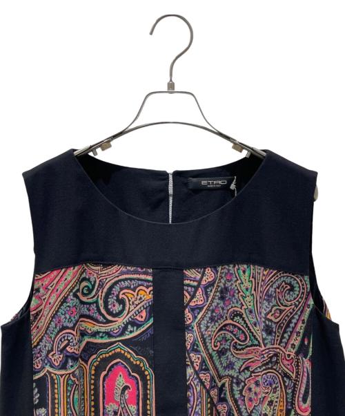 ETRO（エトロ）ETRO (エトロ) ノースリーブワンピース マルチカラー サイズ:46 未使用品の古着・服飾アイテム