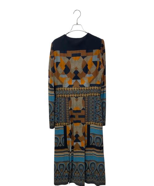 ETRO（エトロ）ETRO (エトロ) マルチカラー総柄ワンピース マルチカラー サイズ:46の古着・服飾アイテム