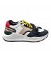 中古・古着 BURBERRY (バーバリー) LOW TOP SNEAKER/ヴィンテージチェックスニーカー ホワイト×ブラック サイズ:44：40000円