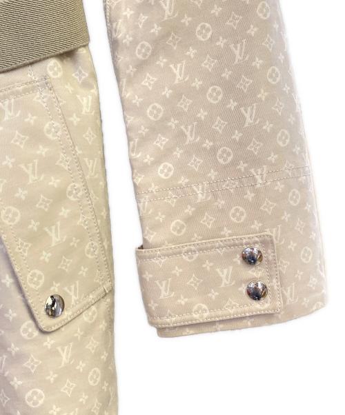 LOUIS VUITTON（ルイ ヴィトン）LOUIS VUITTON (ルイ ヴィトン) モノグラムステンカラーコート ベージュ サイズ:40の古着・服飾アイテム