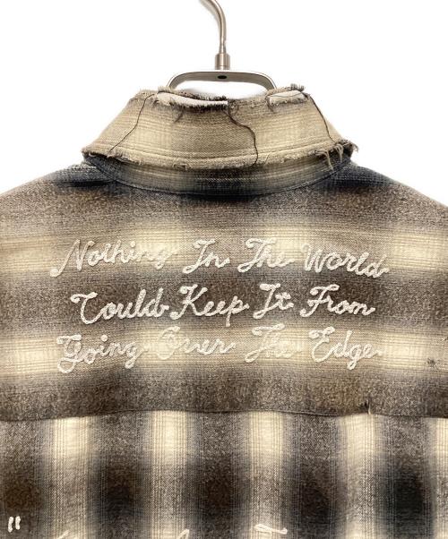 MIHARA YASUHIRO（ミハラヤスヒロ）MIHARA YASUHIRO (ミハラヤスヒロ) Vintage-Like Check Shirts ベージュ×ブラウン サイズ:44の古着・服飾アイテム