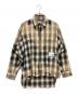MIHARA YASUHIRO（ミハラヤスヒロ）の古着「Vintage-Like Check Shirts」｜ベージュ×ブラウン