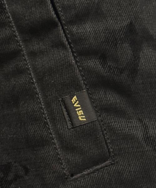 EVISU（エヴィス）EVISU (エヴィス) オールオーバースキャッタードッフロッキングスカルジャケット ブラック サイズ:XLの古着・服飾アイテム