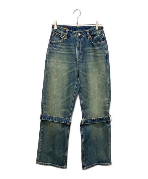 EVISU（エヴィス）EVISU (エヴィス) ウォッシュドボンデージ ジーンズ インディゴ サイズ:Sの古着・服飾アイテム
