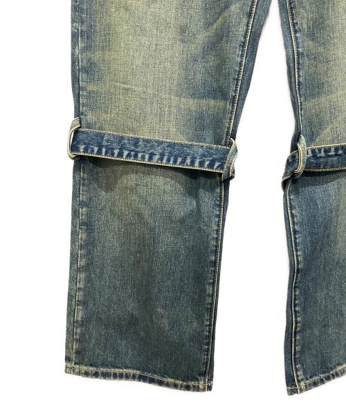 EVISU（エヴィス）EVISU (エヴィス) ウォッシュドボンデージ ジーンズ インディゴ サイズ:Sの古着・服飾アイテム