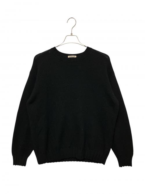 AURALEE（オーラリー）AURALEE (オーラリー) 24AW SHETLAND WOOL CASHMERE KNIT ブラック サイズ:Mの古着・服飾アイテム