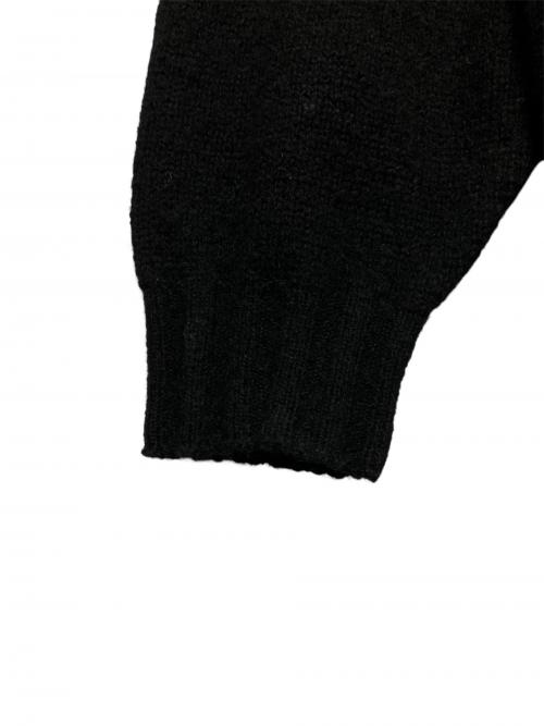 AURALEE（オーラリー）AURALEE (オーラリー) 24AW SHETLAND WOOL CASHMERE KNIT ブラック サイズ:Mの古着・服飾アイテム