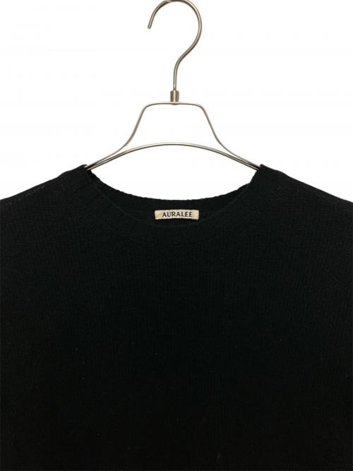 AURALEE（オーラリー）AURALEE (オーラリー) 24AW SHETLAND WOOL CASHMERE KNIT ブラック サイズ:Mの古着・服飾アイテム