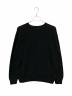 AURALEE (オーラリー) 24AW SHETLAND WOOL CASHMERE KNIT ブラック サイズ:M：25000円