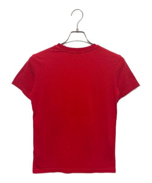 MSGM（エムエスジーエム）MSGM (エムエスジーエム) ロゴTシャツ レッド サイズ:XSの古着・服飾アイテム