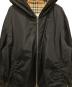 中古・古着 BURBERRY (バーバリー) リバーシブルノバチェック ジャケット ブラック サイズ:XL：70000円