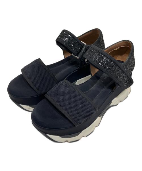 MARNI（マルニ）MARNI (マルニ) プラットフォームサンダル ブラック サイズ:37の古着・服飾アイテム