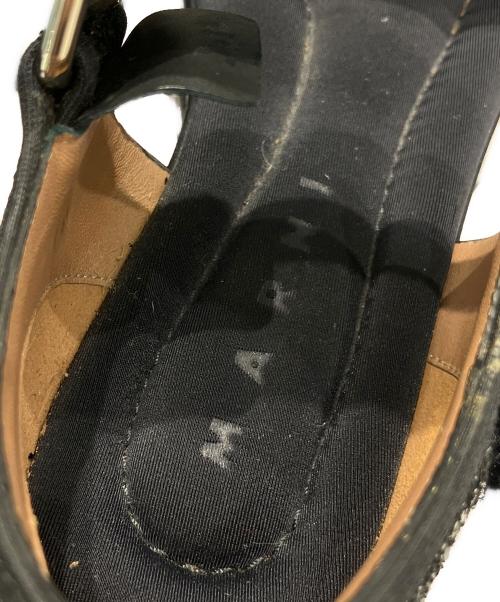MARNI（マルニ）MARNI (マルニ) プラットフォームサンダル ブラック サイズ:37の古着・服飾アイテム