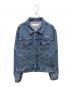 OFFWHITE（オフホワイト）の古着「バッグロゴデニムジャケット」｜インディゴ