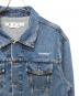 中古・古着 OFFWHITE (オフホワイト) バッグロゴデニムジャケット インディゴ サイズ:XXL：40000円