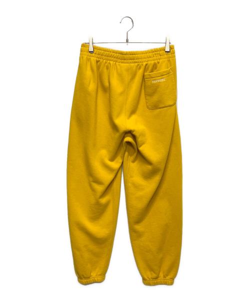 SUPREME（シュプリーム）SUPREME (シュプリーム) ロゴ刺繍スウェットパンツ イエロー サイズ:Mの古着・服飾アイテム
