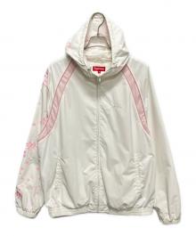 SUPREME（シュプリーム）の古着「AOI Glow-in-the-drak TRACK LACKET　トラックジャケット」｜ホワイト