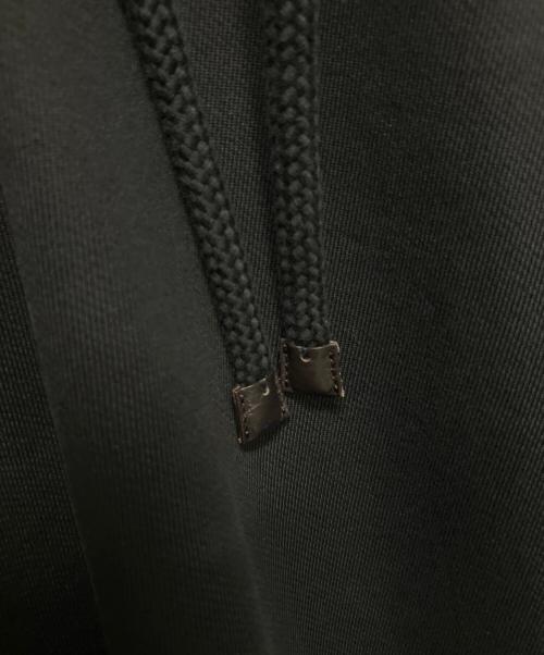 LOEWE（ロエベ）LOEWE (ロエベ) アナグラムレザーポケットパーカー ブラック サイズ:XLの古着・服飾アイテム