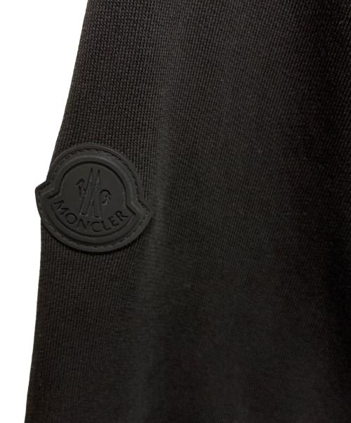 MONCLER（モンクレール）MONCLER (モンクレール) ロゴ刺繍トレーナー ブラック サイズ:XLの古着・服飾アイテム