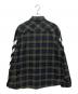 OFFWHITE (オフホワイト) Diagonal Check Flannel Shirt/ダイアゴナルチェック フランネルシャツ オリーブ×ネイビー サイズ:XL：25000円
