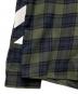 中古・古着 OFFWHITE (オフホワイト) Diagonal Check Flannel Shirt/ダイアゴナルチェック フランネルシャツ オリーブ×ネイビー サイズ:XL：25000円