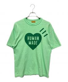 HUMAN MADE（ヒューマンメイド）の古着「ロゴプリントTシャツ」｜黄緑