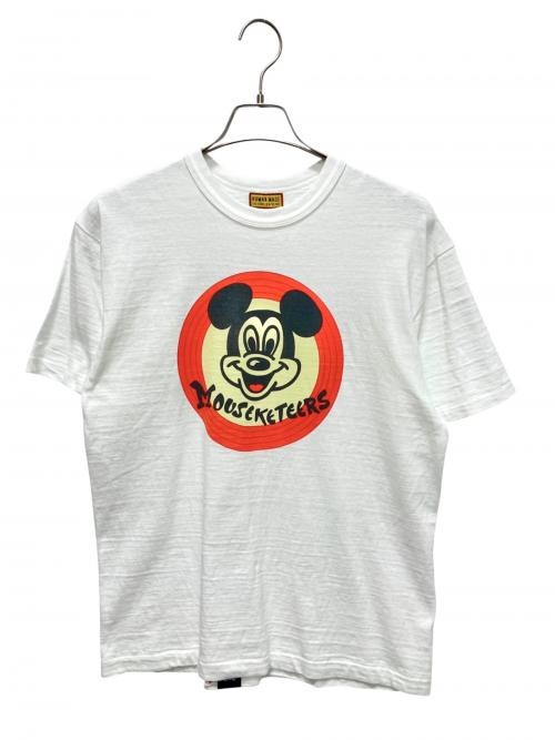 HUMAN MADE（ヒューマンメイド）HUMAN MADE (ヒューマンメイド) ミッキーTシャツ ホワイト サイズ:Lの古着・服飾アイテム