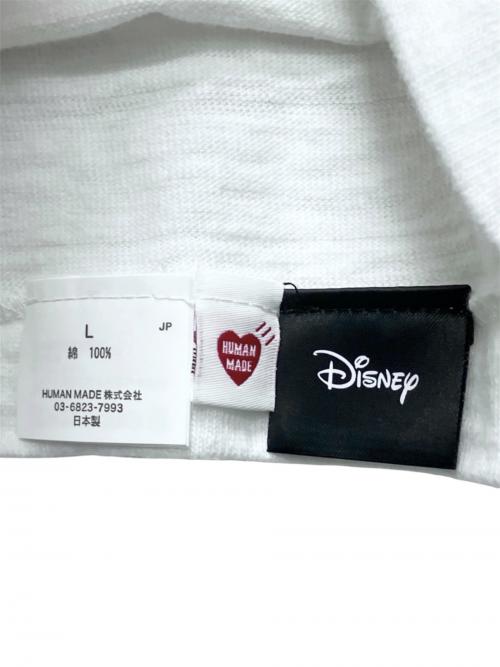 HUMAN MADE（ヒューマンメイド）HUMAN MADE (ヒューマンメイド) ミッキーTシャツ ホワイト サイズ:Lの古着・服飾アイテム