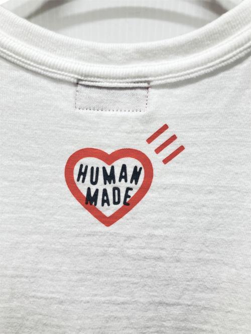 HUMAN MADE（ヒューマンメイド）HUMAN MADE (ヒューマンメイド) ミッキーTシャツ ホワイト サイズ:Lの古着・服飾アイテム