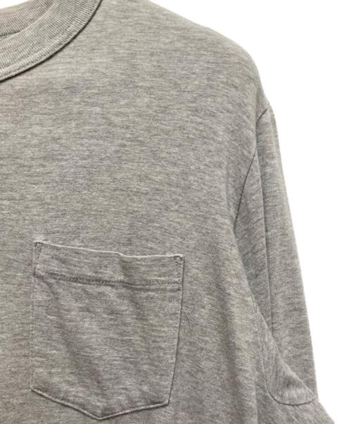 sacai（サカイ）sacai (サカイ) 17AW ポケットTシャツ 17-01433 グレー サイズ:2の古着・服飾アイテム