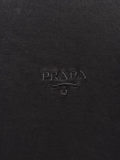 PRADA（プラダ）PRADA (プラダ) ポロシャツ ネイビー サイズ:XLの古着・服飾アイテム