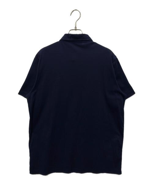 PRADA（プラダ）PRADA (プラダ) ポロシャツ ネイビー サイズ:XLの古着・服飾アイテム